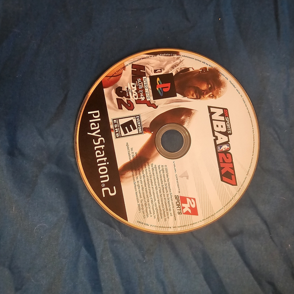NBA 2K7 PlayStation 2 Game Disc